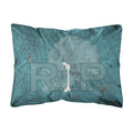 'Caroline'S Treasures Rip Rest In Peace With Spider Web Halloween Fabric Decorative Pillow, Large, Multicolor'
