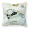 'Caroline'S Treasures Sb3028Pw1414 Shells Canvas Fabric Decorative Pillow, Large, Multicolor'