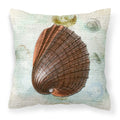 'Caroline'S Treasures Sb3032Pw1414 Shells Canvas Fabric Decorative Pillow, Large, Multicolor'
