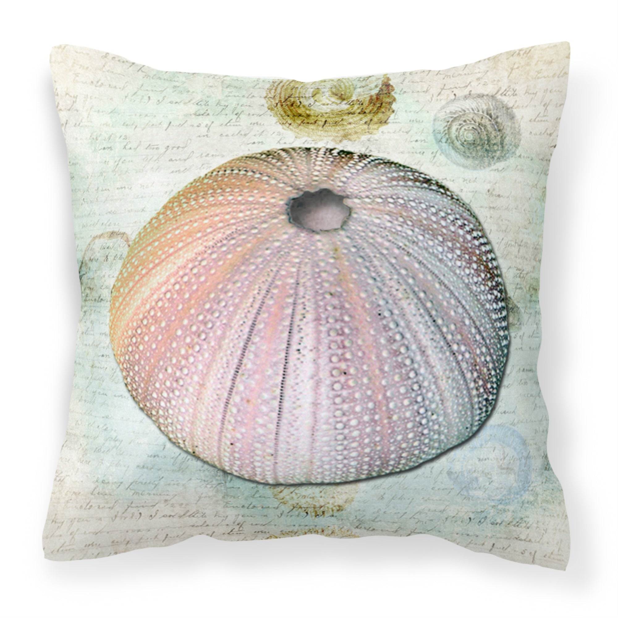 'Caroline'S Treasures Sb3046Pw1414 Anemone Canvas Fabric Decorative Pillow, Large, Multicolor'