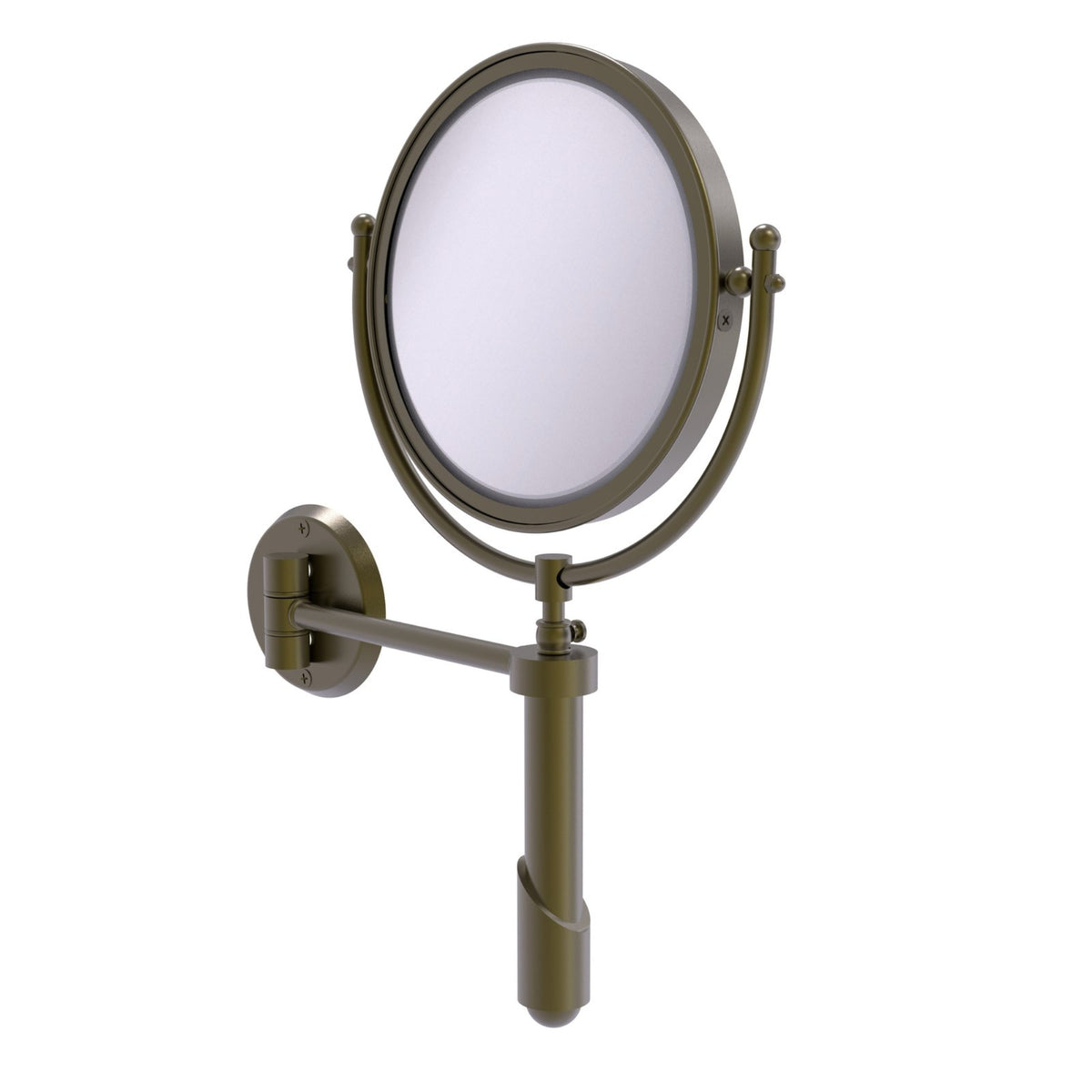 Soho Collection Wall Mounted Makeup Mirror 8 Inch Diameter With 5X Magnification  Shm8/5Xabr