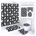 Halloween 4-Piece Bathroom Set  ghosts