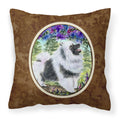'Caroline'S Treasures Ss8063Pw1414 Keeshond Decorative Canvas Fabric Pillow, Large, Multicolor'