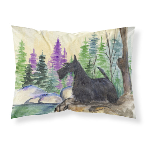 'Caroline'S Treasures Ss8101Pillowcase Scottish Terrier Moisture Wicking Fabric Standard Pillowcase, Large, Multicolor'