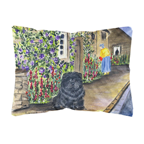 'Caroline'S Treasures Ss8117Pw1216 Chow Chow Decorative Canvas Fabric Pillow, Large, Multicolor'