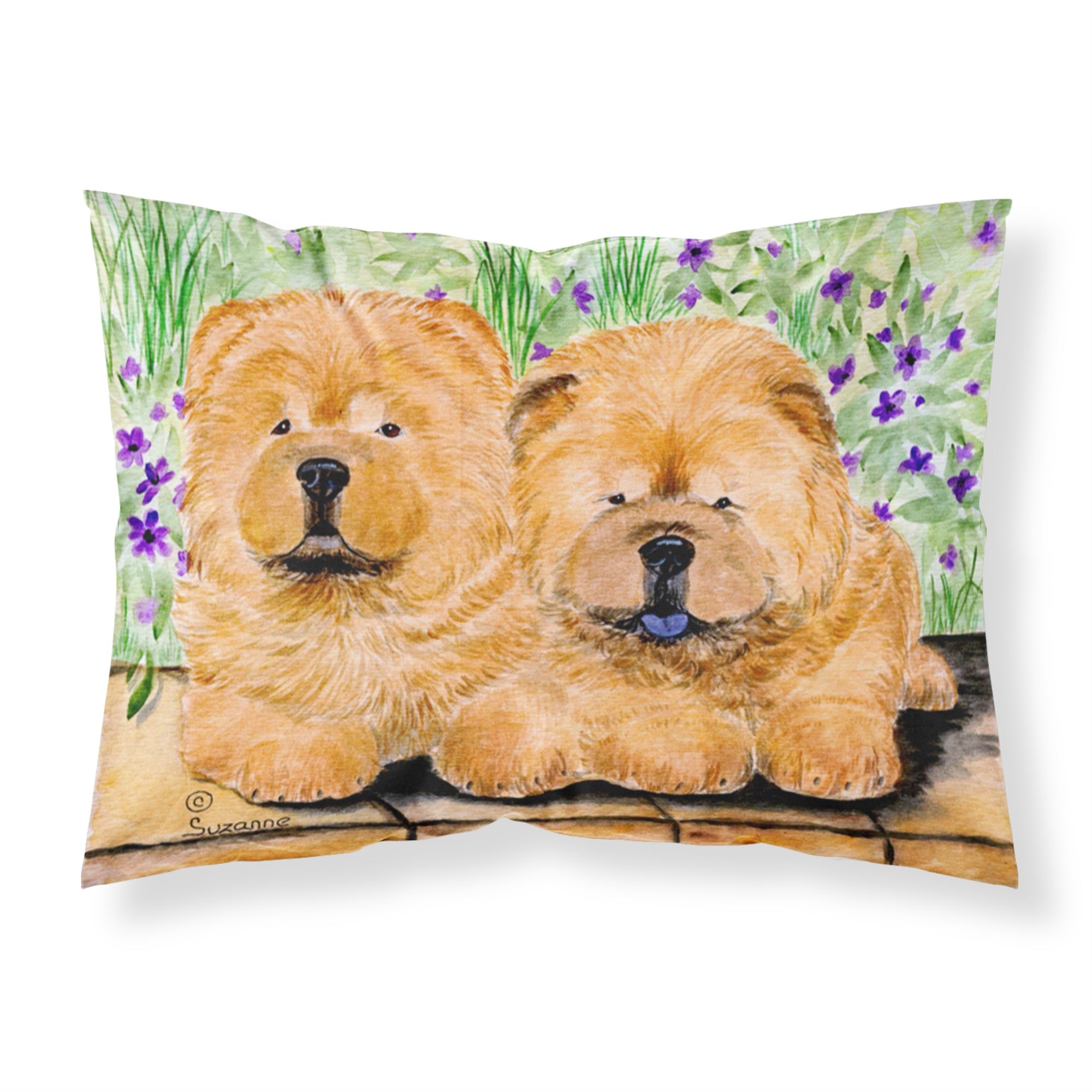'Caroline'S Treasures Ss8123Pillowcase Chow Moisture Wicking Fabric Standard Pillowcase, Large, Multicolor'