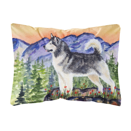 'Caroline'S Treasures Ss8157Pw1216 Alaskan Malamute Decorative Canvas Fabric Pillow, Large, Multicolor'