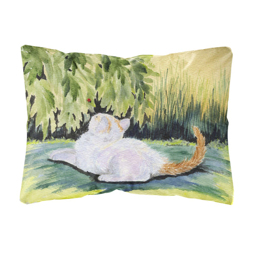 'Caroline'S Treasures Ss8273Pw1216 Cat Decorative Canvas Fabric Pillow, Large, Multicolor'