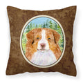 'Caroline'S Treasures Ss8317Pw1414 Australian Shepherd Decorative Canvas Fabric Pillow, Large, Multicolor'