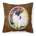 'Caroline'S Treasures Ss8477Pw1414 Papillon Decorative Canvas Fabric Pillow, Large, Multicolor'
