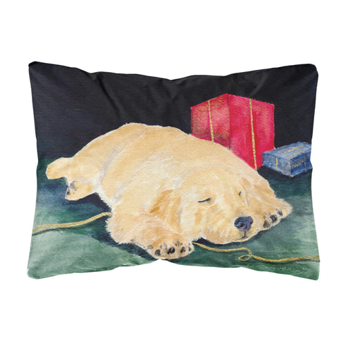 'Caroline'S Treasures Ss8576Pw1216 Golden Retriever Decorative Canvas Fabric Pillow, Large, Multicolor'