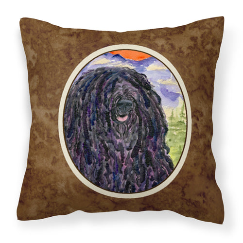 'Caroline'S Treasures Ss8623Pw1414 Puli Decorative Canvas Fabric Pillow, Large, Multicolor'