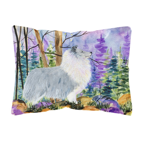 'Caroline'S Treasures Ss8636Pw1216 Sheltie Decorative Canvas Fabric Pillow, Large, Multicolor'