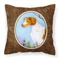 'Caroline'S Treasures Ss8663Pw1414 Setter Decorative Canvas Fabric Pillow, Large, Multicolor'