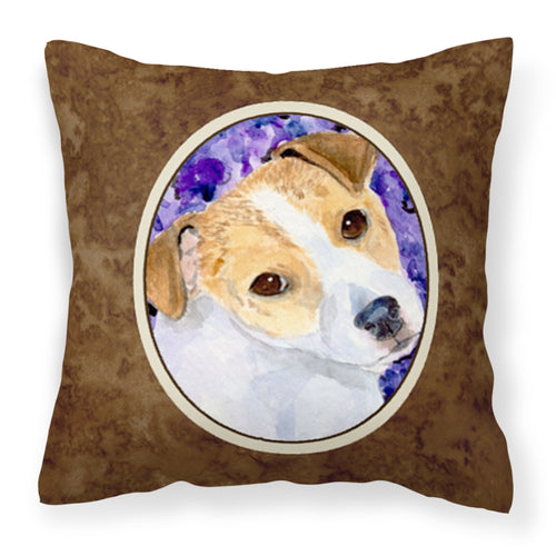 'Caroline'S Treasures Ss8740Pw1414 Jack Russell Terrier Decorative Canvas Fabric Pillow, Large, Multicolor'