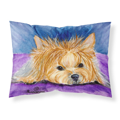 'Caroline'S Treasures Ss8749Pillowcase Yorkie Moisture Wicking Fabric Standard Pillowcase, Large, Multicolor'