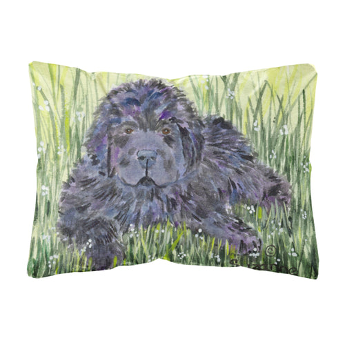 'Caroline'S Treasures Ss8872Pw1216 Newfoundland Decorative Canvas Fabric Pillow, Large, Multicolor'
