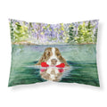'Caroline'S Treasures Ss8943Pillowcase Springer Spaniel Moisture Wicking Fabric Standard Pillowcase, Large, Multicolor'