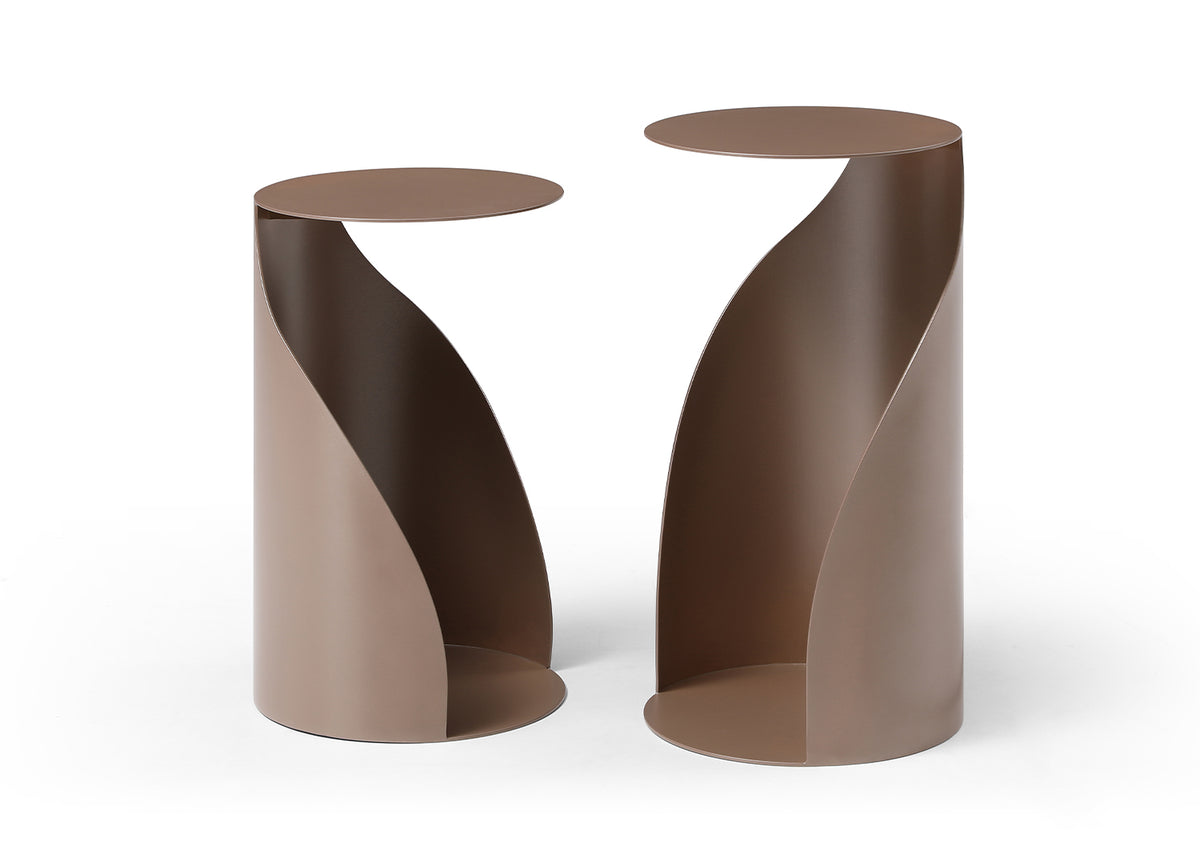 Willie Large Side Table, Gold Powdercoated Metal