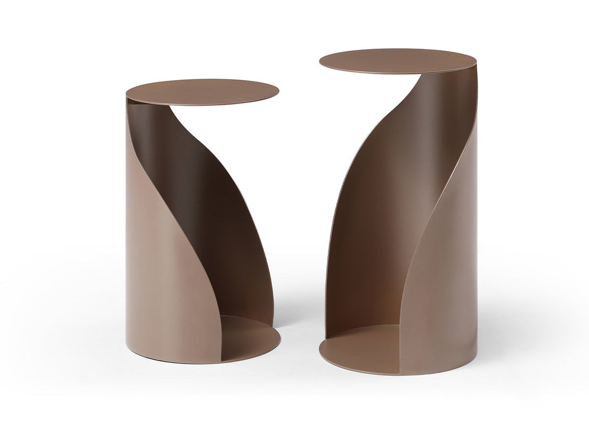 Willie Small Side Table, Gold Powdercoated Metal