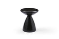 Ayla Side Table, Black Metal Structure