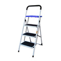 Offex Easy Grip Handle Three Step Utility Stool With Utility Tray