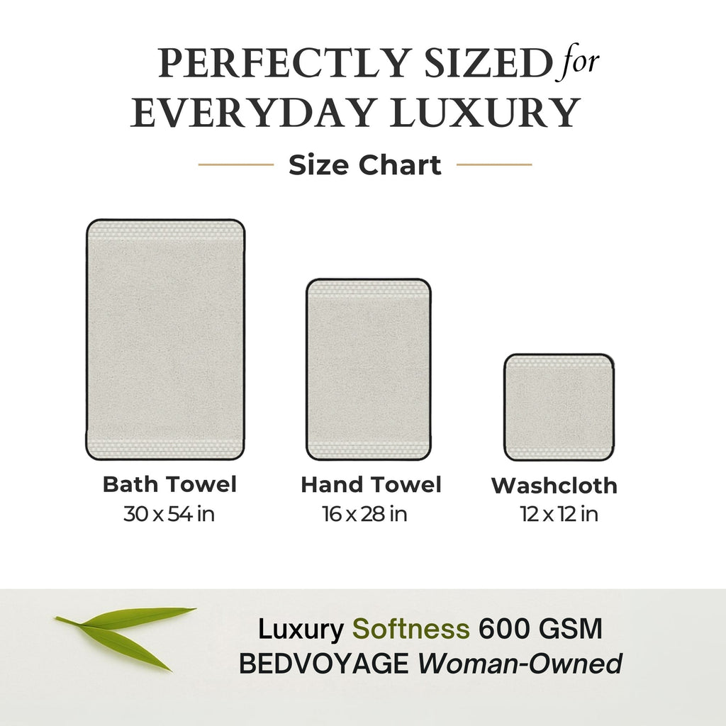 Quick-Drying Bamboo Spa Bath Towel - Viscose from Bamboo + Cotton – Cloud
