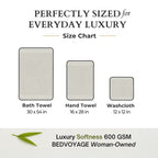 Quick-Drying Bamboo Spa Bath Towel - Viscose from Bamboo + Cotton – Cloud