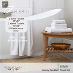 Quick-Drying Bamboo Spa Bath Towel - Viscose from Bamboo + Cotton – Cloud