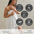 Quick-Drying Bamboo Spa Bath Towel - Viscose from Bamboo + Cotton – Cloud