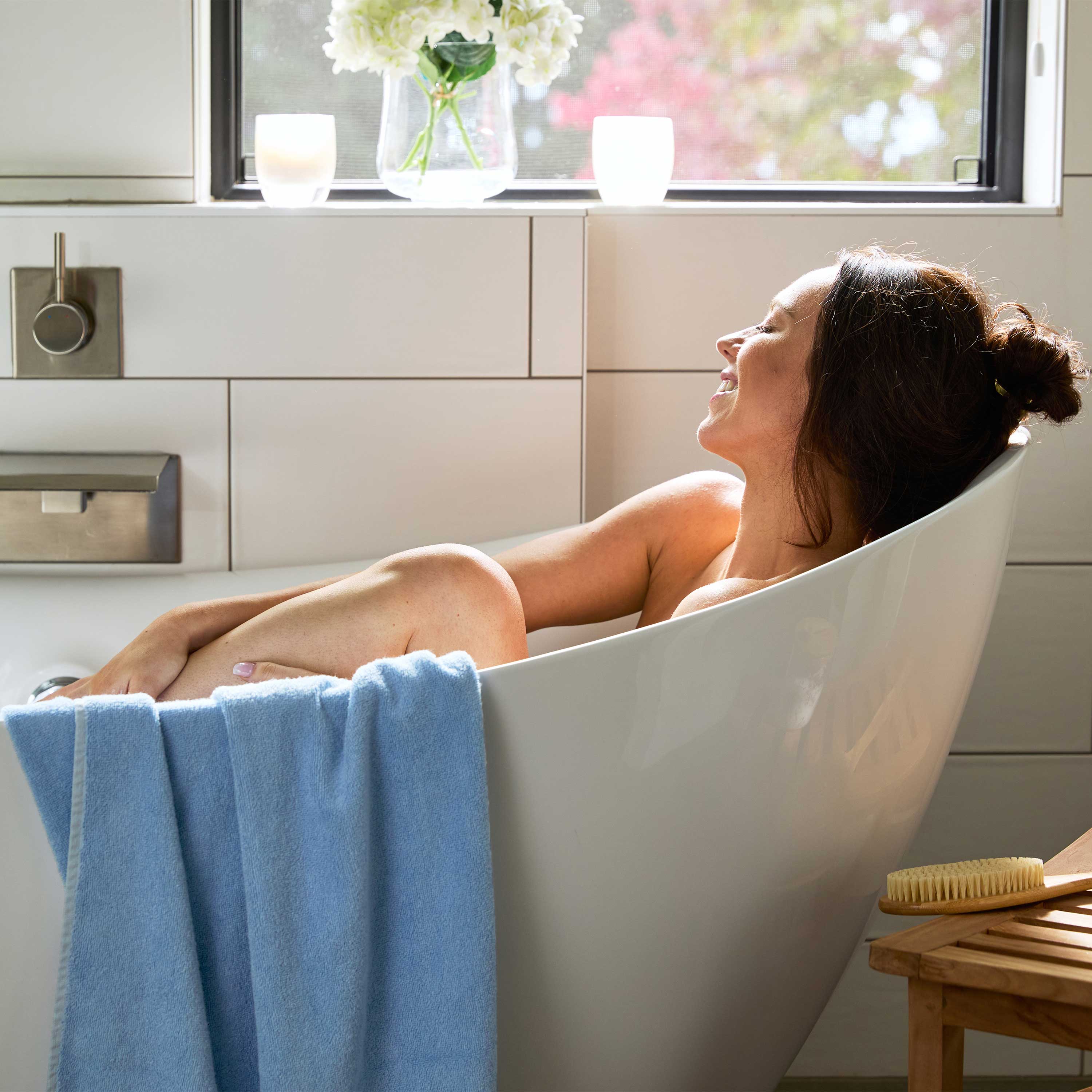 Bamboo Cotton Spa Bath Towel - Viscose from Bamboo + Cotton - Ocean