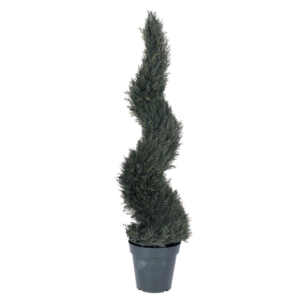 Vickerman 48 Inch  Uv Pond Cypress Spiral W/1848 Lv  T160248