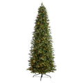 10 Fraser Fir Artificial Christmas Tree With 780 Multicolor Led Lights And 2327 Bendable Branches