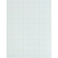 Tops Cross Section Pad - Letter - 50 Sheets - Glue - Both Side Ruling Surface - 20 Lb Basis Weight - Letter - 8 1/2 X 11 - White