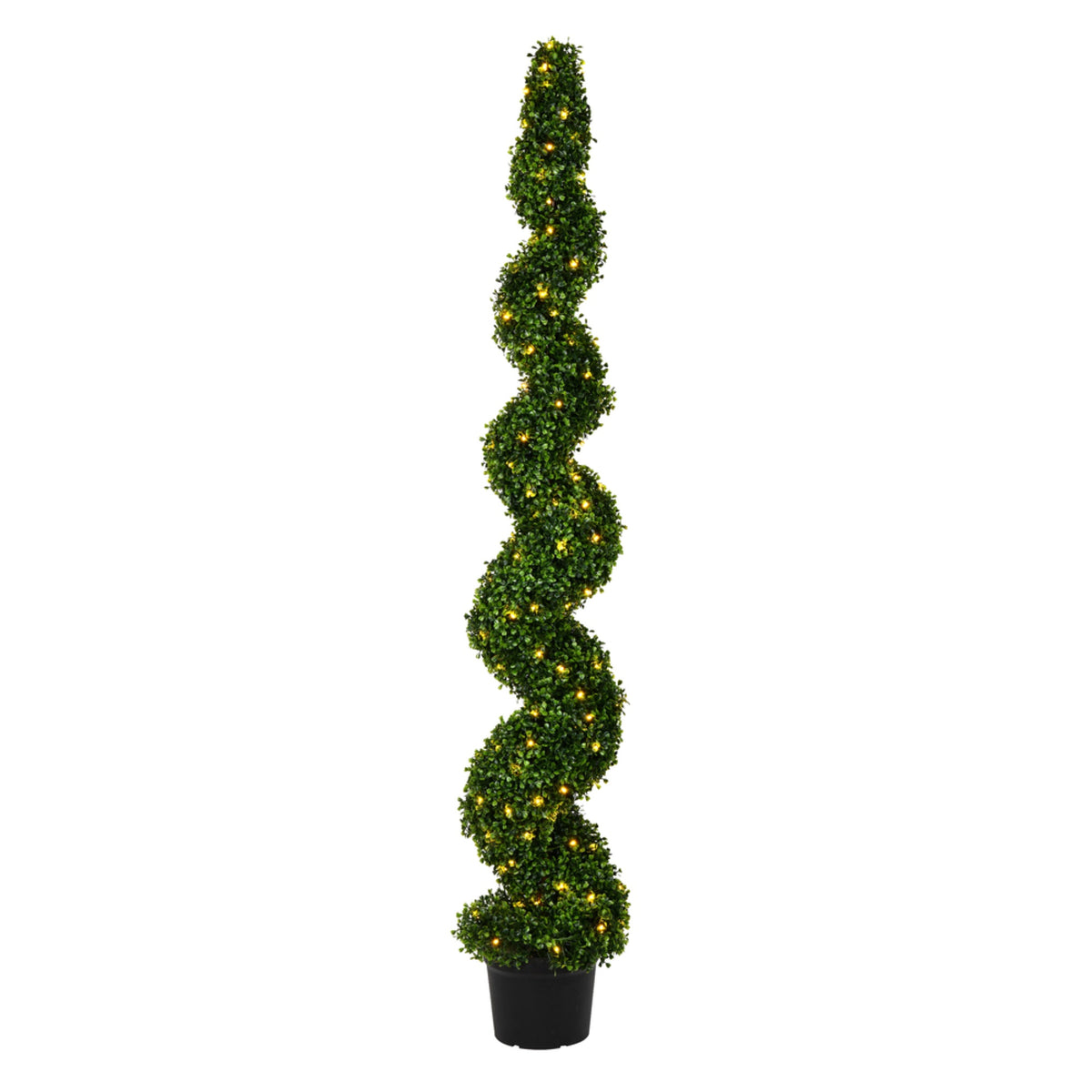 6 Boxwood Spiral In Pot Uv 160Ww Led