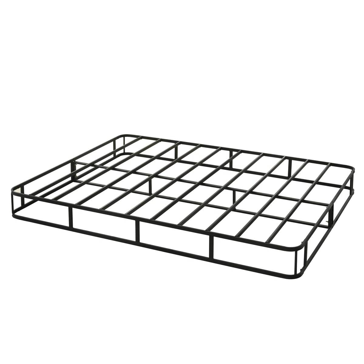 Twin size 8-inch Metal Frame Box-Spring Mattress Foundation with Cover