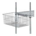 Utility Basket, 11-1/4W x 18-7/8D x 7-5/8H, chrome plated finish
