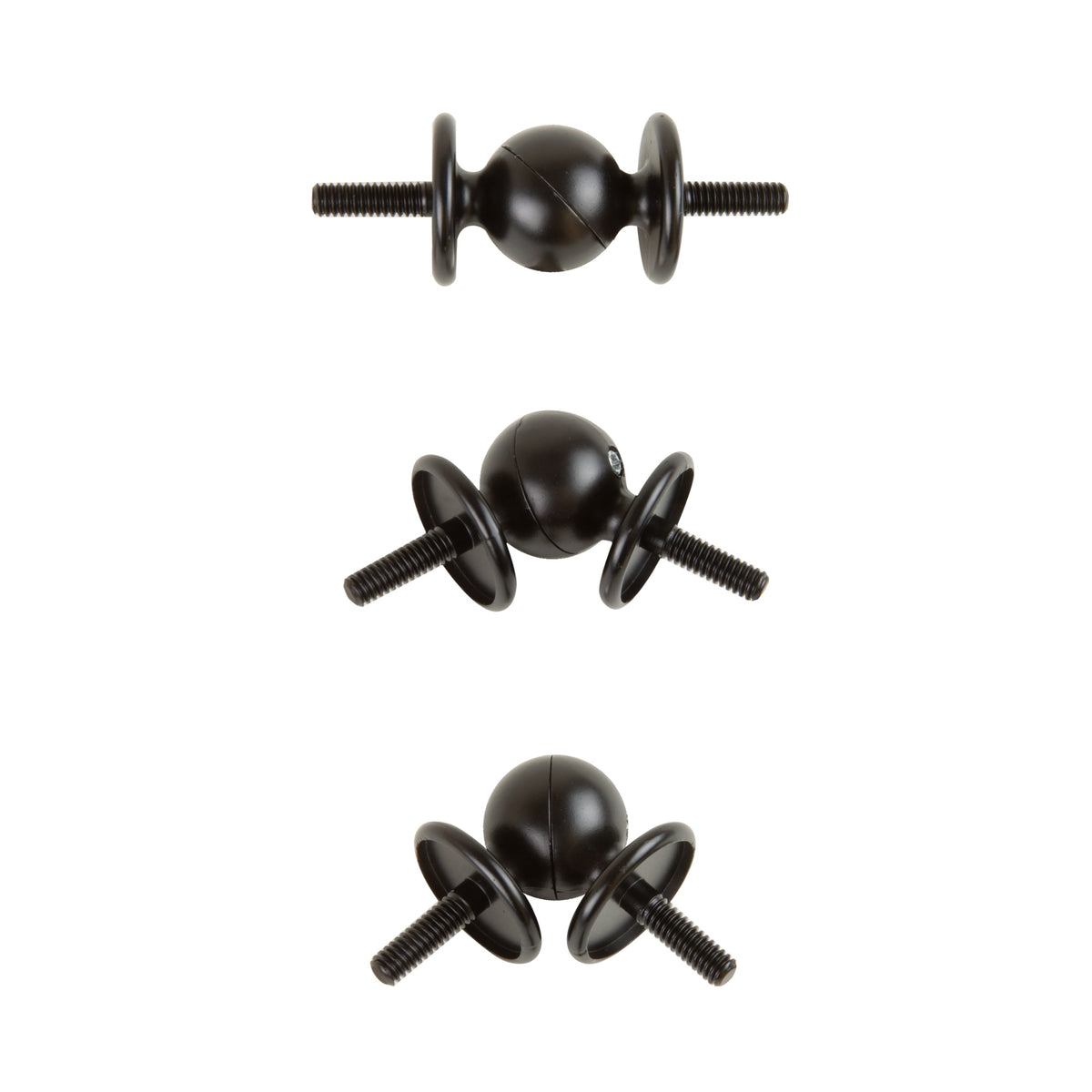 Screwin Corner Connector  Black