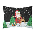 'Caroline'S Treasures Santa Claus Christmas Fabric Standard Pillowcase, Multicolor'