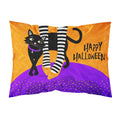 'Caroline'S Treasures Halloween Witches Feet Fabric Standard Pillowcase, Multicolor'