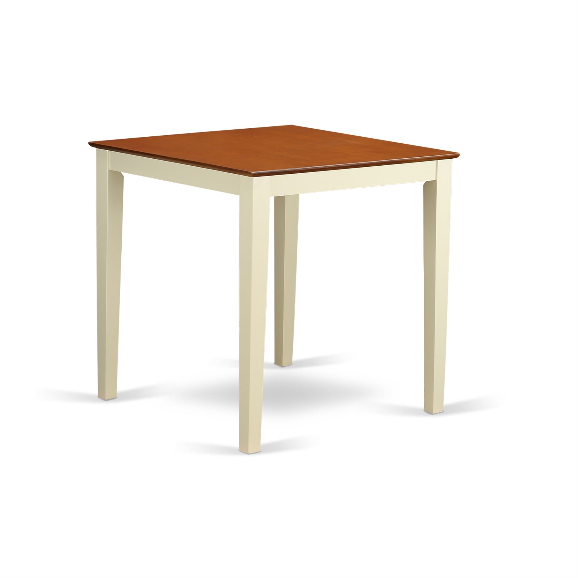 VNQU5-WHI-W PC Dining counter height set - Dining Table and 4 bar stools.