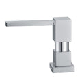 Qhaus Solid Brass Soap/Lotion Dispenser   Brushed Nickel