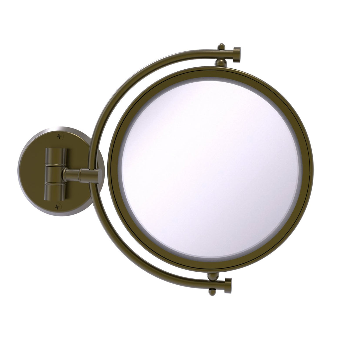 8 Inch Wall Mounted Makeup Mirror 2X Magnification  Wm4/2Xabr