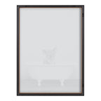 Blake Koala in Bathtub Black and White Framed Printed Glass by Amy Peterson