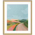 Framed Art Beautiful Landscape with Road by July Art Prints