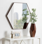 Rhodes Framed Hexagon Wall Mirror