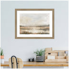 Neutral Abstract Landscape by The Creative Bunch Studio Framed Wall Art Print