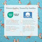Turkish Cotton Christmas Flannel Sheet - Whittaker Collection