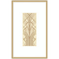 Retro Art Deco Glam Abstract by The Creative Bunch Studio Framed Wall Art Print