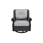 Lassen 4-Piece Wicker Sofa Set with Swivel Rocking Chairs